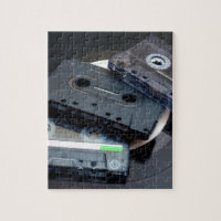 Achtzigerjahre Retro Entwurf - AudioKassetten