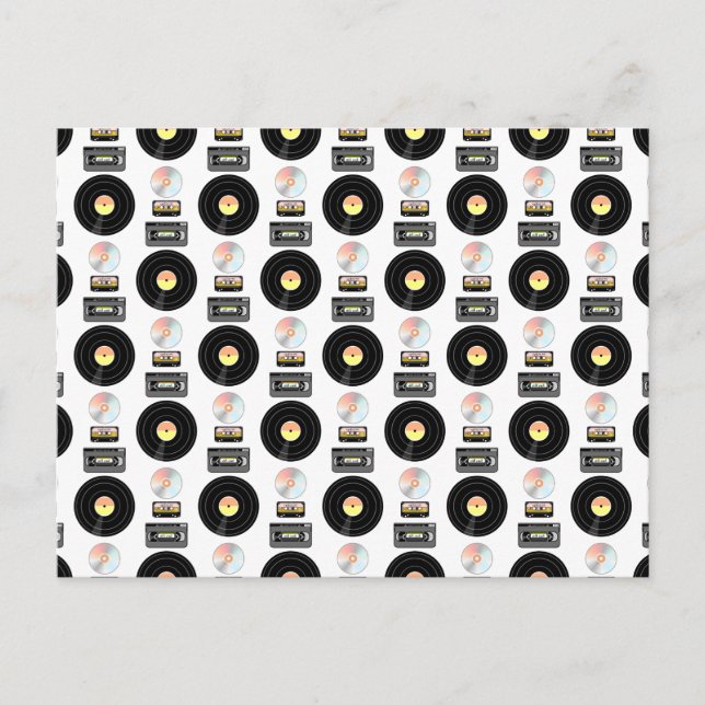 Achtziges technisches Muster Postkarte (Vorderseite)