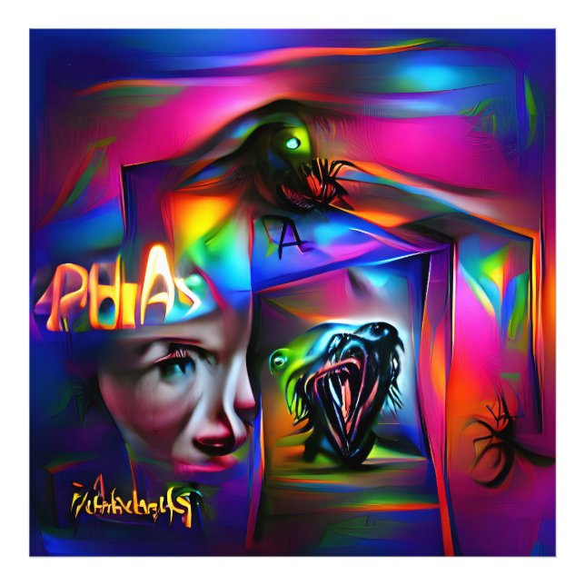 Achulophobie Fotodruck (Vorne)