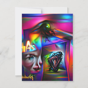 Achulophobie Postkarte