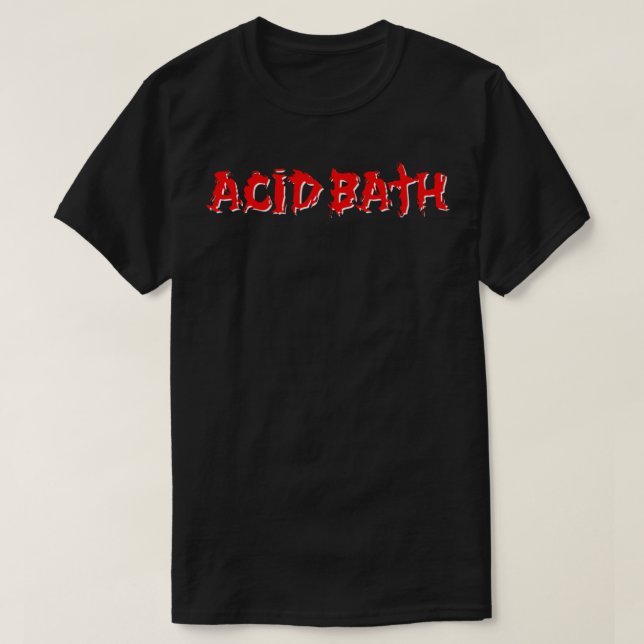 Acid Bath Band Logo Classic T-Shirt    (Design devant)