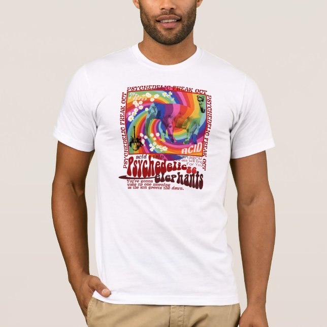 acid-elephant T-Shirt (Vorderseite)