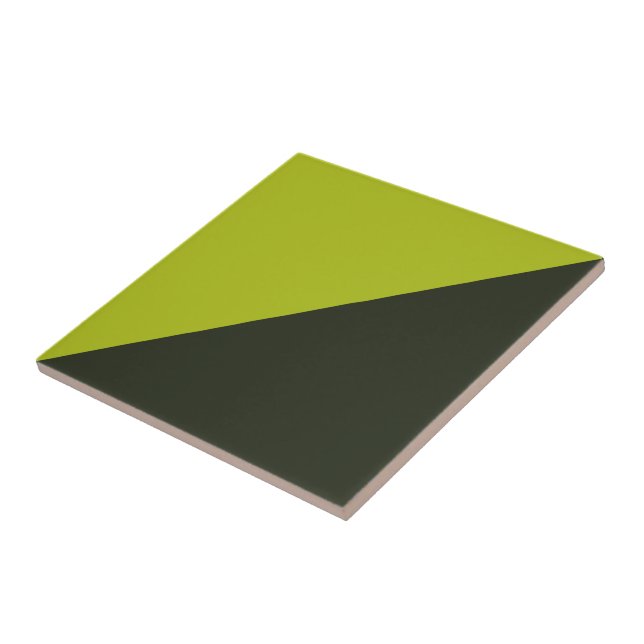 Acid Green - Greenish Black Fliese (Seite)