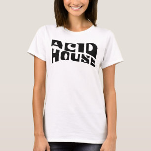 Acid House Musik Logo Design T-Shirt