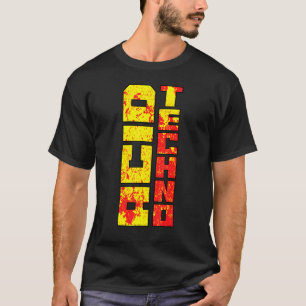 Acid Techno Acidcore Rough Remix T-Shirt