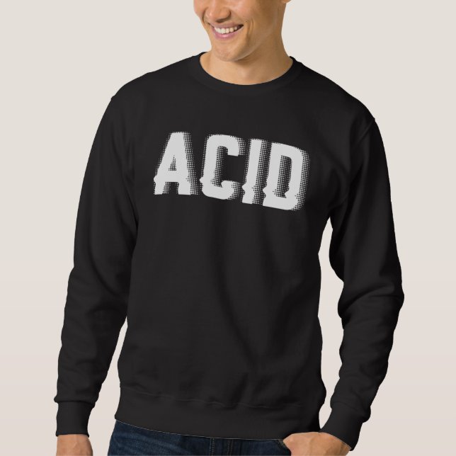 ACID Techno House Industrial Music EDM Rave DJ Par Sweatshirt (Vorderseite)