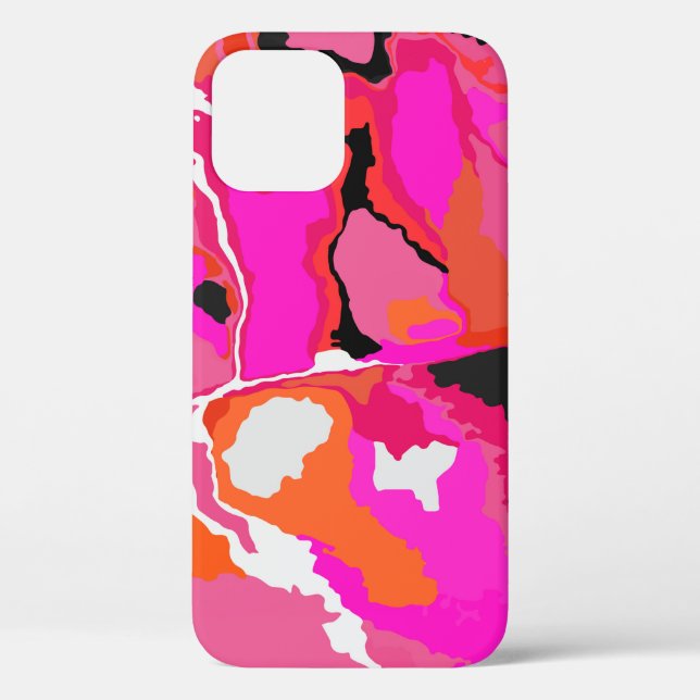 Acid Vivid Digital Psychedelic Bright Background.  Case-Mate iPhone Hülle (Rückseite)