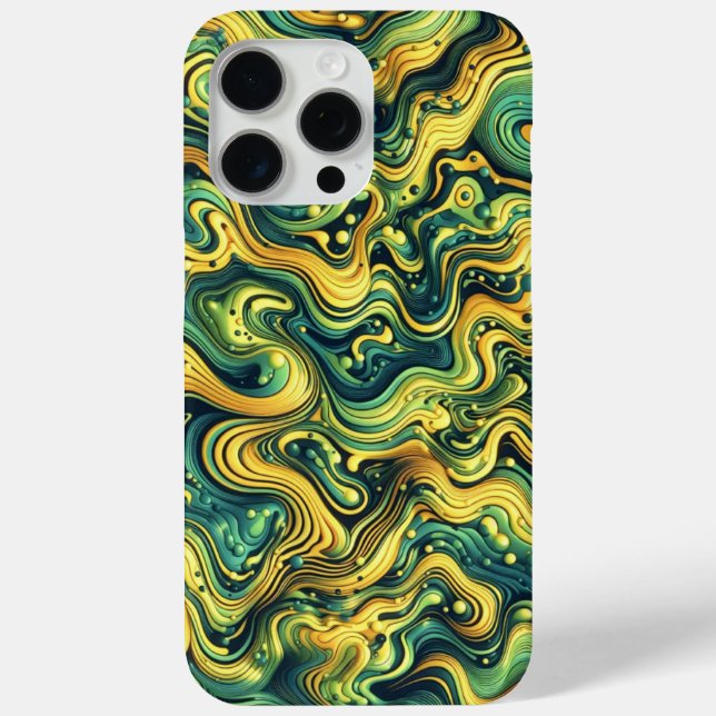 Acid Wave Camouflage, Trippy Design, Tarnmuster Case-Mate iPhone Hülle (Rückseite)