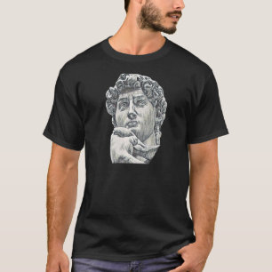 Acient Italy Roman Statue Abstrakt Teacher 132 T-Shirt