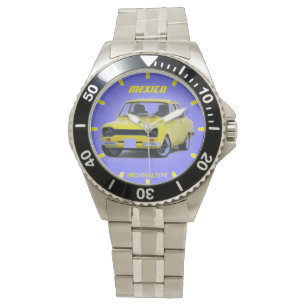 Acier inoxydable classique avec la montre d'acier