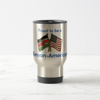 Acier inoxydable Kenyan-Américain tasse de voyage