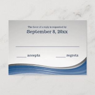 Acier Wave Blue et Silver RSVP