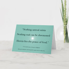 ACIM Birthday Card gibt es nichts Unrichtiges Karte