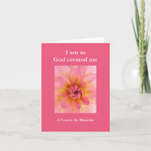 ACIM Geburtstagskarte - ein Kurs in den Wundern