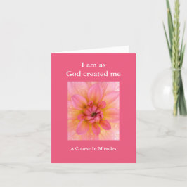 ACIM Geburtstagskarte - ein Kurs in den Wundern Karte