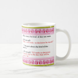 ACIM Règles quotidiennes pour les décisions mug