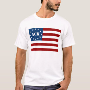 Ack-Sterne u. -streifen T-Shirt