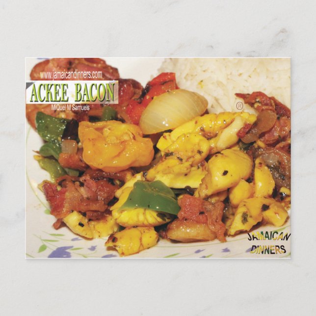 Ackee Bacon Postkarte (Vorderseite)
