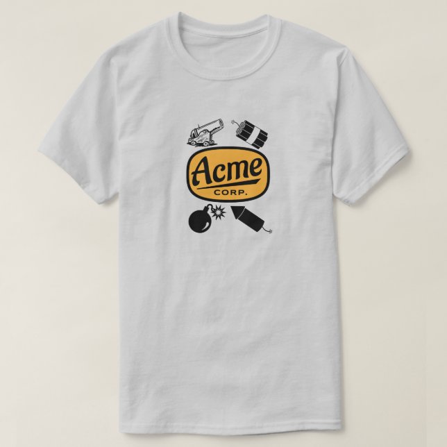 "Acme Corp." Logo-Shirt T-Shirt (Design vorne)