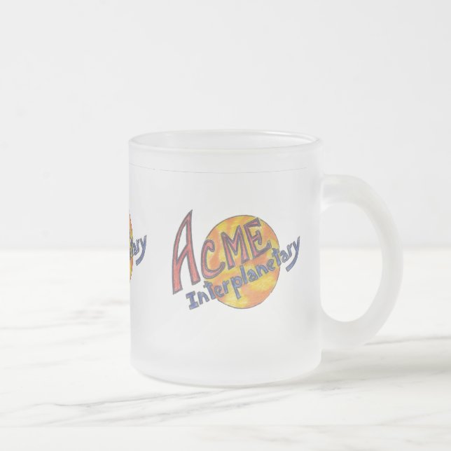 ACME-Interplanetarische Tasse (mattiertes Glas) (Rechts)