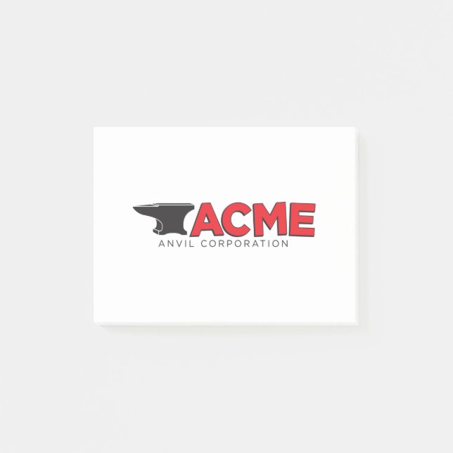 ACME TIERGESELLSCHAFT POST-IT KLEBEZETTEL (Vorderseite)