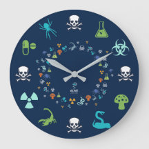 ACMT Tox Clock - Dunkles blaues Design
