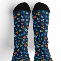 ACMT Tox Socks Farbiges Giftmuster