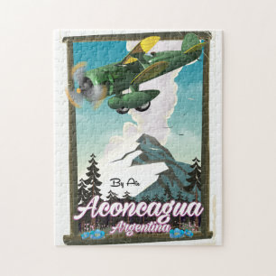 Aconcagua Argentinien Reiseplakat