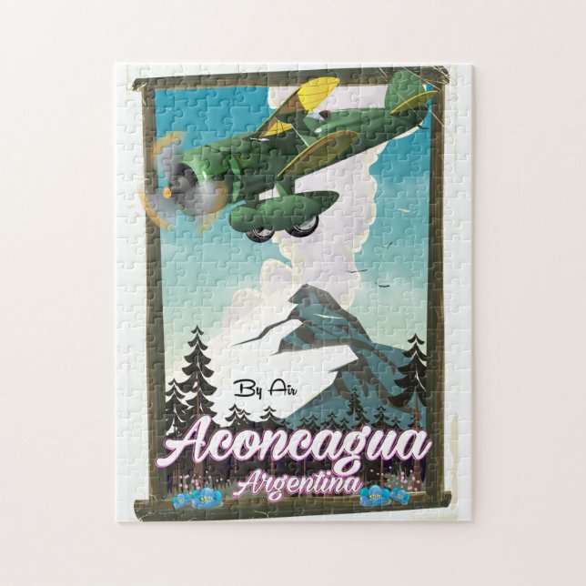 Aconcagua Argentinien Reiseplakat (Vertikal)
