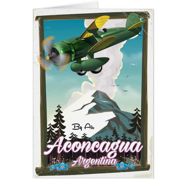 Aconcagua Argentinien Reiseplakat (Vorne)