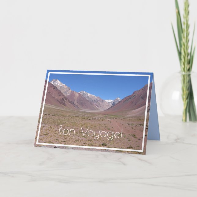 Aconcagua Provincial Park Bon Voyage Karte (Vorderseite)