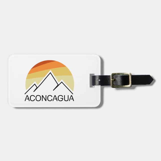 Aconcagua Retro Gepäckanhänger (Vorderseite horizontal)