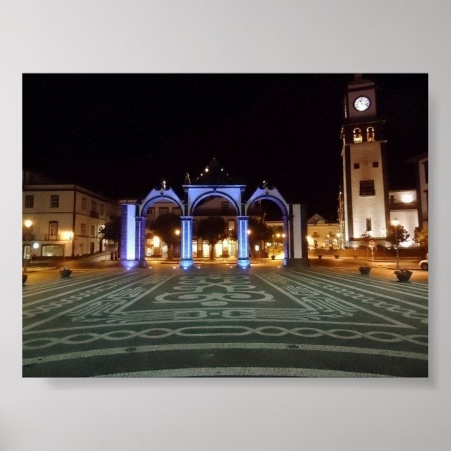 Açores - Poster de Ponta Delgada (Devant)