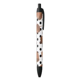 Acorn Black Dots Herbst Y2K Muster Kugelschreiber