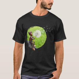 Acorn Elf bläst in den Löwenzahn T-Shirt