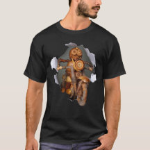Acorn elf fahren Motorrad-T - Shirt