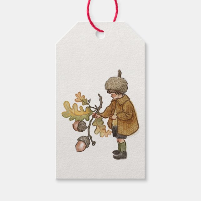 Acorn Fairy Tag Geschenkanhänger (Vorderseite)