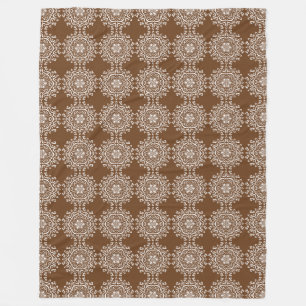 Acorn Mandala Fleecedecke