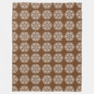 Acorn Mandala Fleecedecke