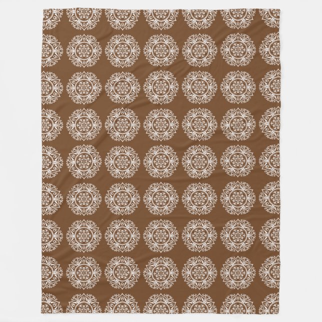 Acorn Mandala Fleecedecke (Vorderseite)