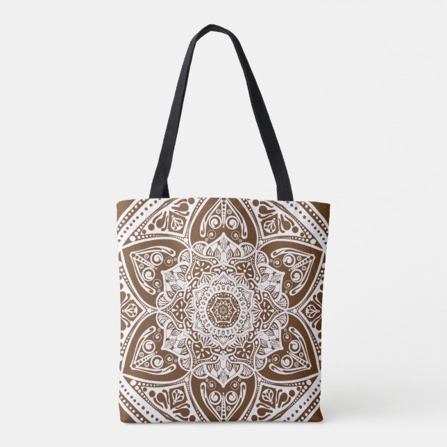 Acorn Mandala Tasche (Rückseite)