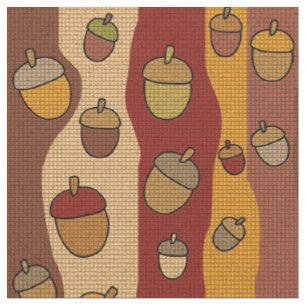 Acorn Stripes geteert Stoff