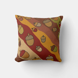 Acorn Stripes-Muster Kissen