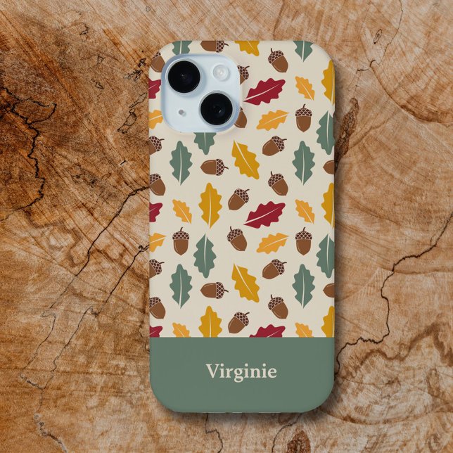 Acorn und Herbstlaub Case-Mate iPhone Hülle (Acorn & Fall Leaves Phone Case)