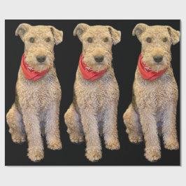 Acorn Wrapping Paper - Black Geschenkpapier