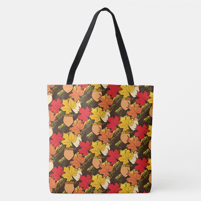 Acorne und Blätter IV Tasche (Vorderseite)