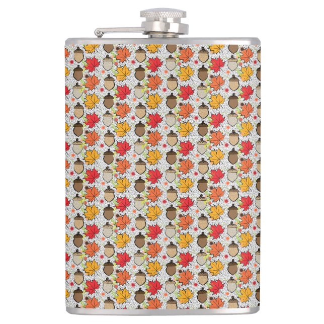 Acorne und Blätter VII Flachmann (Vorderseite)