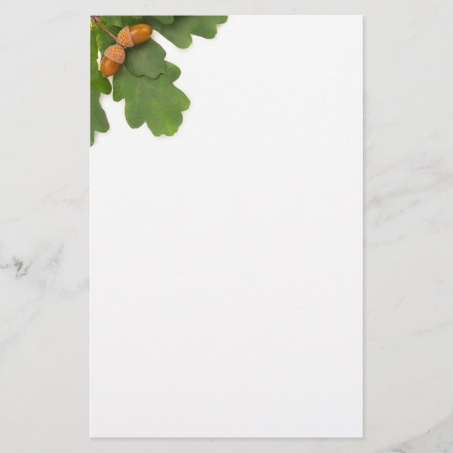Acorns Briefpapier (Vorderseite)