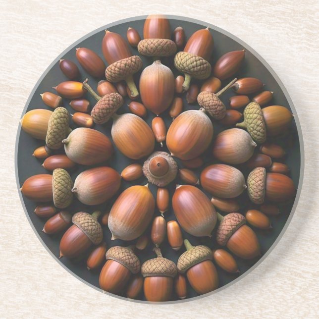 Acorns Getränkeuntersetzer (Vorne)
