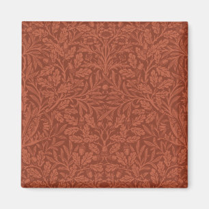 Acorns und Oak-Blätter (von William Morris) Magnet